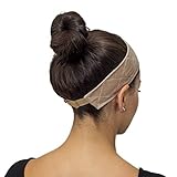 Velcro Free Velvet Wig Grip by Indigo Exchange - New Adjustable Elastic Closure Prevents Hair Breakage and Bunching - Non Slip Wig Accessory - Holds Wigs in Place-Wigrip Comfort Band for Women (Tan)