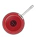 Circulon Genesis Aluminum Nonstick 12-Inch Covered Deep Skillet, Red