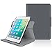 Apple iPad Mini 3 Case - roocase Orb System Folio 360 Dual View Leather Case Smart Cover Gray