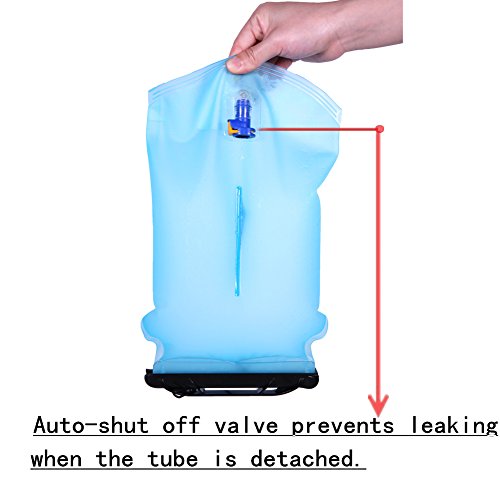 Baen Sendi Hydration Bladder 2 Liter 70oz/3 Liter 100oz - Water Storage Bladder for Hydration Pack System (Blue, 70 oz/2 liter)