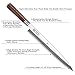 Sushi Knife, KEEMAKE Japanese Sashimi Chef' Fillet Single Bevel Yanagiba Knife Slicing Meat and Fish - VG10 2-Layer Ply Steel Blade with Brazilian Pear Wood Handle