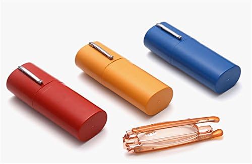 Interesting Mini Unisex Reading Glasses Alloy Aluminum Pen Tube Case +1/+1.5/+2/+2.5/+3/+3.5/+4