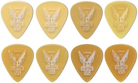 CLAYTONUltem Guitar Picks (Select from gauges .38mm - 1.20mm)