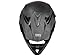 TMS Adult BLACK CARBON FIBER MOTOCROSS HELMET MX DIRT BIKE ATV MX Gear (Large)