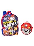 Paw Patrol Boys' Backpack with Lunch Kit, Red