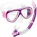 Cressi Junior Rocks Mask Fin Snorkel Set, PRPK-LG
