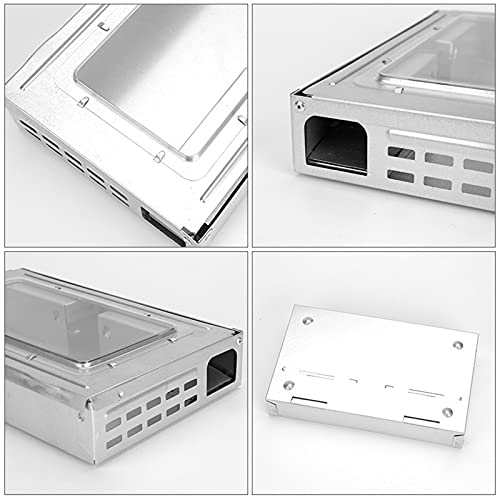Justwide Ratonera Viva, Captura en Vivo Trampas para Ratones Múltiples, Captura Segura Humana, Captura de Trampa de Metal para Ratones