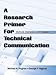 A Research Primer for Technical Communication: Methods, Exemplars, and Analyses
