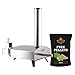 Ooni Uuni 3 BBQ Pellet Fired Pizza Oven, Stone, Pellet with 5# Free BBQ Pellets
