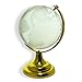 Crystal World Globe - Crystal Etched Globe On Stand - Gold Colored Base - Desktop Decoration - Home or Office - Gift Boxed - 4