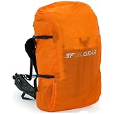 GANSMART 3F 20-85L backpack rain cover, waterproof, dustproof, wear-resistant, tear resistant outdoor hiking backpack cover (orange-L)