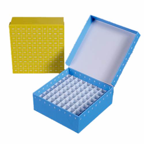 Camlab 1208274 ID-Colour Cry box, Alphanumeric, 81 Place (Pack of 5)