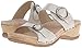 Dansko Women's Manda Slide Sandal, Oyster Washed Leather, 38 EU/7.5-8 M US