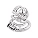 TERNENCE Stainless Chastity Device Ergonomic Design Base Ring Male Briefs Spares H250 (1.97 inch / 50mm)