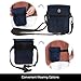 EXPAWLORER Dog Treat Pouch Training - Dog Treat Bags with Tennis Ball and Poop Bags, Waist & Shoulder Blet, Easily Carries Pet Toys, Snacks