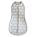 Woombie Original Nursery Swaddling Blanket - for Babies up to 3 Months (Kiss Elephant Blue, 5-13 lbs)