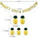 Tatuo Party Like A Pineapple Banner Pineapple Honeycomb Flamingo Leaf Pineapple Balloons for Hawaiian Party Birthday Wedding Home Favor