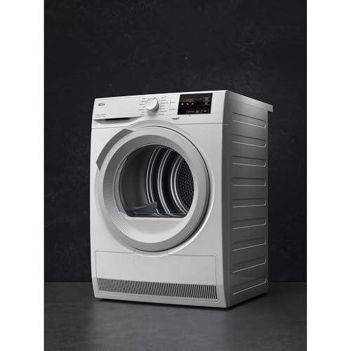 AEG Wärmepumpentrockner 8 kg, Serie 7000 SensiDry - Schonendes & Energiesparendes Trocknen, neue EKK D, Schontrommel, Weniger Bügelaufwand mit Reversierautomatik, Spart Zeit, Knitterschutz, TR7T50580 10