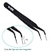 Mudder 9 Pieces Anti-static ESD Tweezers Kit Non-magnetic ESD Tweezers with Storage Bag