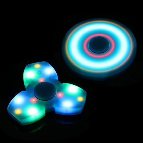 Winbuyer LED Light Switch Fidget Spinner MINI Bluetooth Speaker Music EDC Hand Spinner For Autism And Kids Adult Funny Fidget Toy