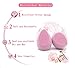 Microfiber Velvet Makeup Sponges,2 Pieces Makeup Blender Sponge, Latex-Free,Dual Layer Technology,Foundations,Powders & Creams id Creams and Powders -Flawless Coverage of Liquids,Concealer (PINK)