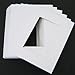 10 of 22x28 White Pre-Cut Acid-Free whitecore mat, fits 17x22 + Back