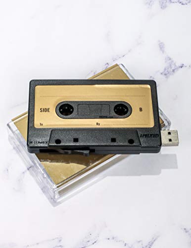 FYDELITY | IMIXID USB-Sides Cassette Tape Flash Drive 500MB - Black| Mixed Tape/Memory/USB/Urban/Digital Mix Tape/Audio