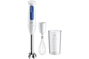 Braun MultiQuick 3 MQ30.051M, Hand Blender with PowerBell VPlus Technology, 2 Speeds+Turbo, EasyClick Plus Accessories, Anti-