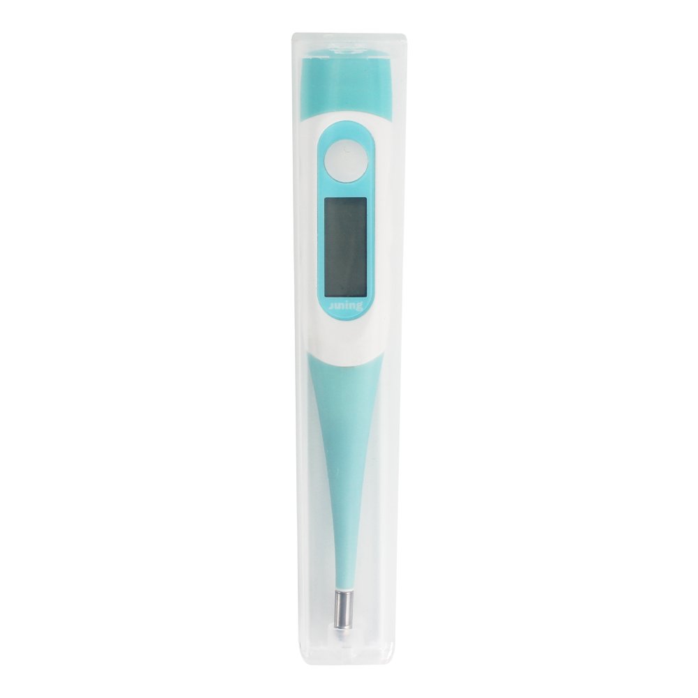 Digital Medical Thermometer - JUNING Oral Thermometer Temperature 30 Seconds Reading Easy Accurate and Rectal Thermometer for Children and Adults with Fever Indicator