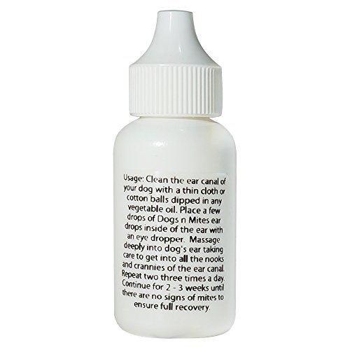Dogs n Mites Ear Drops Miticide, Anti Fungal Anti Bacterial Solution