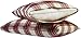 Amazon Brand – Pinzon 160-Gram Plaid Flannel Cotton Pillowcases, Set of 2, Standard, Cream / Red Plaid
