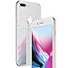 RANVOO iPhone 8 Plus Case, iPhone 7 Plus Case, Ultra Slim Thin Clear Soft Case with Premium Flexible Chrome Bumper and Transparent TPU Back Plate Gel Cover for iPhone 8 Plus / 7 Plus (Soft Clear)