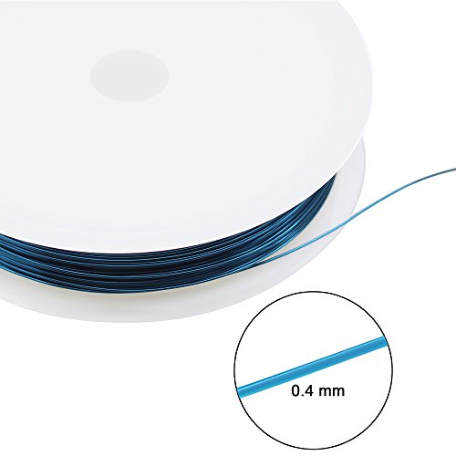 image for Hysagtek 10 Pcs Jewelry Beading Wire Bare Copper Wire Rolls Thread Cor