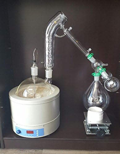 Goldleaf Scientific - Short Path Distillation - Complete 5000mL Glassware Kit with Mantle