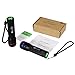 [2 PACK] OxyLED OxyWild MD02 Zoomable Mini LED Flashlight, 3 Lighting Modes, Colorful Decorative Ring