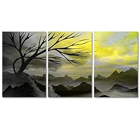 Canvas Wall Art Colorful Abstract Cloud...