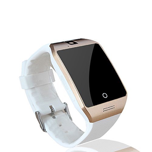 Smart Watch Phone,SUNETLINK Touch Screen Bluetooth Cell Phon e Watch Support Pedometer analysis/Sleep Monitoring with Camera NFC,for Android Smart Phones,Men Women