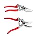 4-FQ Pruning Shears Garden Shears SK-5 Steel Blade Garden Ratchet, Hand Pruners with Ergonomic Grip & Safety Lock, Bypass Pruners,Tree Trimmers Secateurs,Clippers for The Garden Plants,Flowers.
