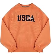 Orolay Women's Fleece Sweatshirt Crewneck Long Sleeve Pullover Casual Loose Tops