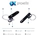 Universal Noise Cancelling Bluetooth Headset with Microphone for Android, iPhone and Leading Smartphones. [Black]