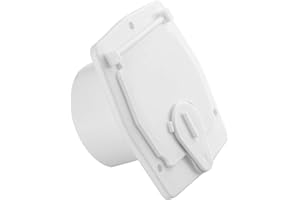 Halotronics RV Square Electrical Cable Hatch for 30 Amp Cords (White)