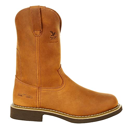 Bota Georgia Boot Carbo Tec-M - Masculina Para Fazenda | Couro SPR