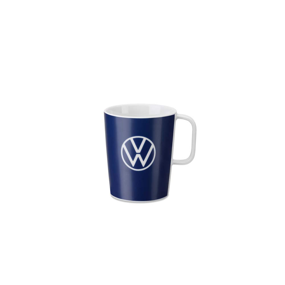 Volkswagen 000069601BR Coffee Cup with VW Logo Porcelain Blue