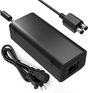 Image of Xbox 360 Slim Power Supply, YCCSKY AC Adapter Power Supply Charger Brick with Cable for for Xbox 360 Slim