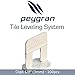 Peygran Tile Leveling System 1/8 (3MM) 100 Clips. Lippage Free Tile and Stone Installation for PRO and DIY. The Strongest, Most Precise and Reliable Tile Leveling Clips on The Market.