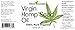 Organic Extra Virgin Unrefined Hemp Seed Oil (Food Grade) - 4oz - Imported From Canada - 100% Pure Cold Pressed - Offers Relief From Dry & Cracked Skin, Eczema, Psoriasis, & All Common Skin Conditions