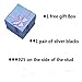 RongXing Jewelry Cute 925 Womens and Girls Jewelry Blue Opal Silver Stud Earring(7.6mm7.6mm)