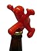 Sir Perky Beer Opener - Novelty Beer Bottle Opener - Funny Red Man Beer Opener - Cool Manual Beer Bottle Opener - Hilarious Beer Opener, Beer Gag Gift, Red