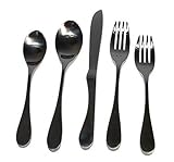 Knork 3 Original Cutlery Utensils Flatware Place Setting, 5 Piece Set (Single Setting), Duo