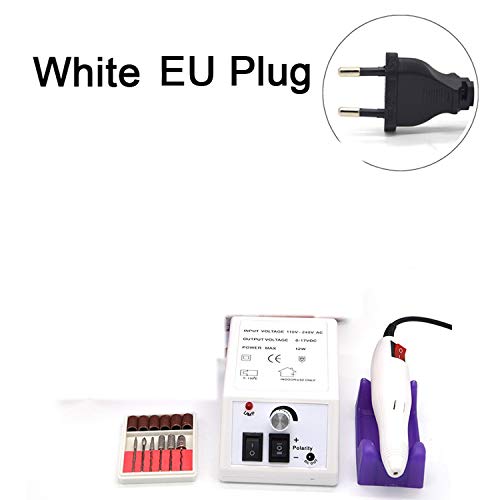 Electric Nail Drill Manicure Machine Set File Grey Nail Pen Machine Set Kit With EU Plug Green Nail drill,China,White EU 220V set 2